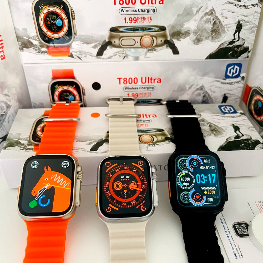 Reloj T800 ULTRA – Smartwatch Inteligente (10 en 1)
